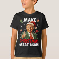 Make Christmas Great Again Santa Funny Trump Xmas