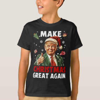 Make Christmas Great Again Santa Funny Trump Xmas  T-Shirt