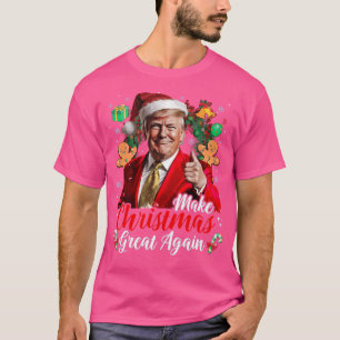 Make Christmas Great Again Santa Trump T-Shirt