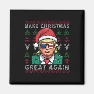 Make Christmas Great Again-trump Christmas Funny  Magnet