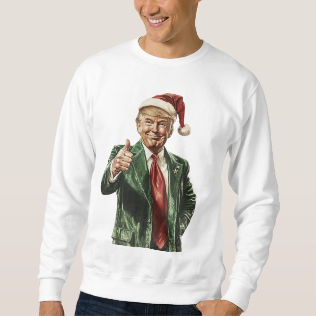 Make Christmas Great Again Trump Christmas Sweater (Front)