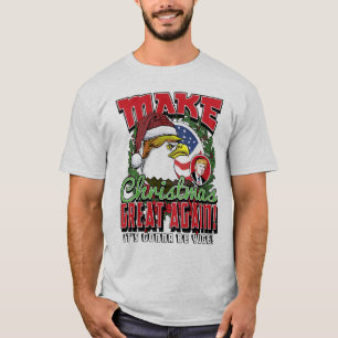 Make Christmas Great Again Trump Eagle T-Shirt