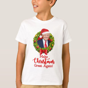Make Christmas Great Again Trump MAGA funny gift T-Shirt