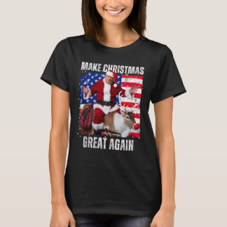 Make Christmas Great Again Trump Pajamas Ugly Tank