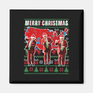 Make Christmas Great Again Trump Pyjamas Ugly  Magnet