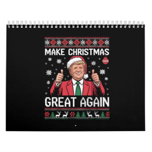 Make Christmas Great Again Trump Pyjamas Ugly Xmas Calendar