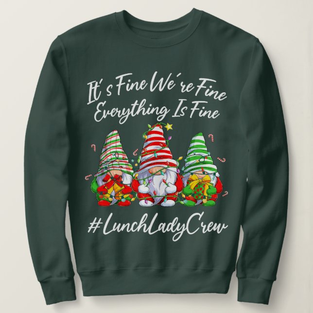 Make Christmas Great Again Trump Sweatshirt (Design Front)