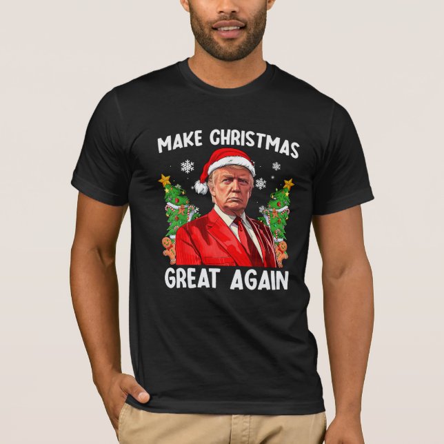 Make Christmas Great Again Trump Tee (Front)