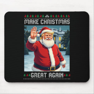 Make Christmas Great Again Trump Ugly Christmas Mouse Pad