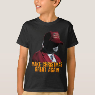 Make Christmas Great Again Xmas Funny Trump Pajama T-Shirt
