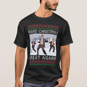 Make Christmas Great Again Xmas Funny Trump Pajama T-Shirt