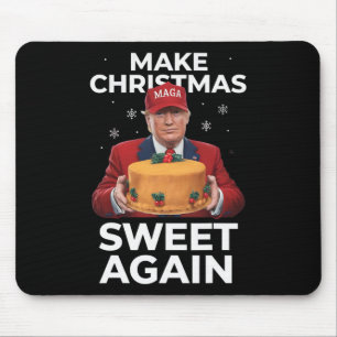 Make Christmas Sweet Again Trump Christmas Gifts M Mouse Pad