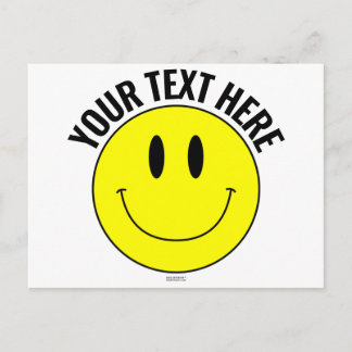 Make, Create Your Own Smilie Smile Postcard