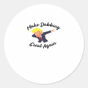 Make Dabbing Great Again Design Classic Classic Round Sticker