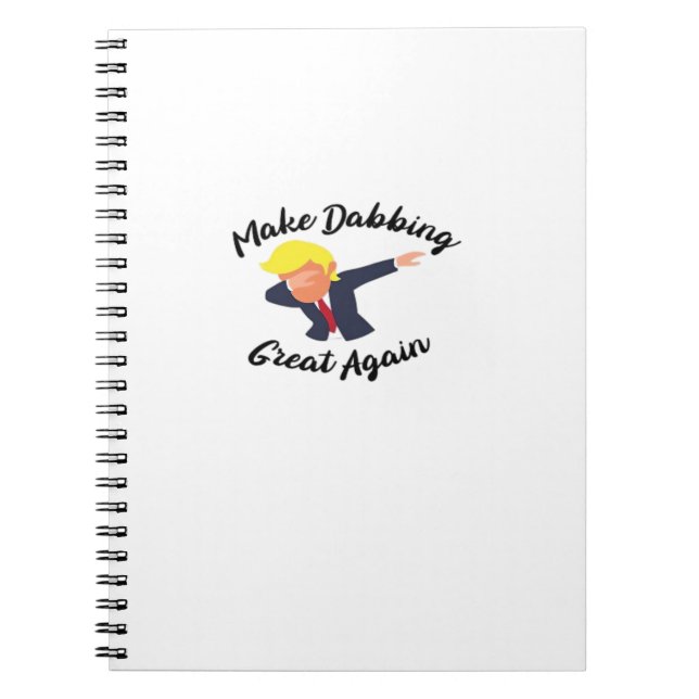 Make Dabbing Great Again Design Classic Notebook (Front)