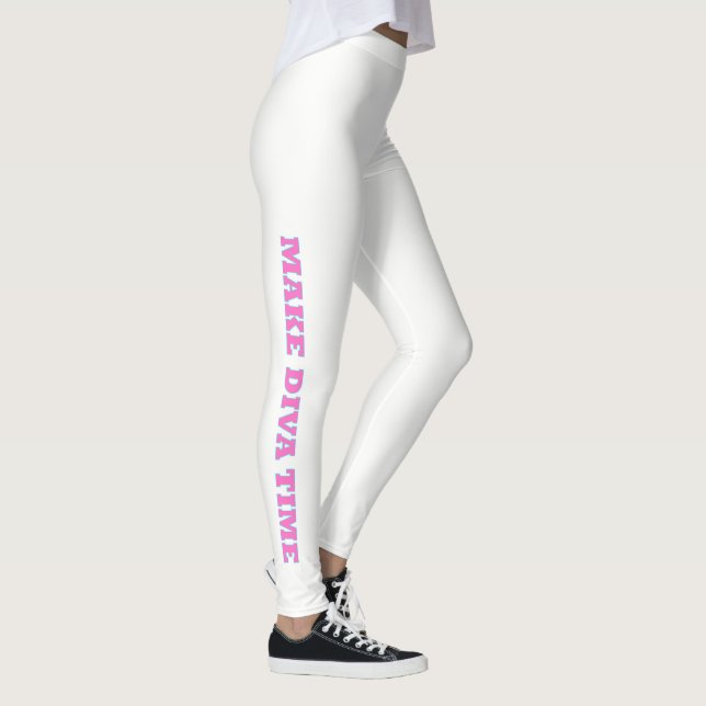 "MAKE DIVA TIME" LEGGINGS (Right)