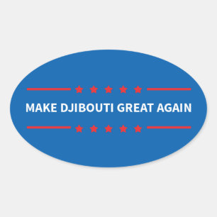 Make Djibouti Great Again Stickers