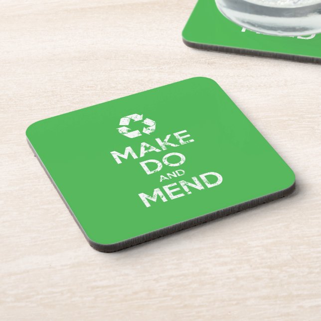 Make Do and Mend Coaster (Left Side)