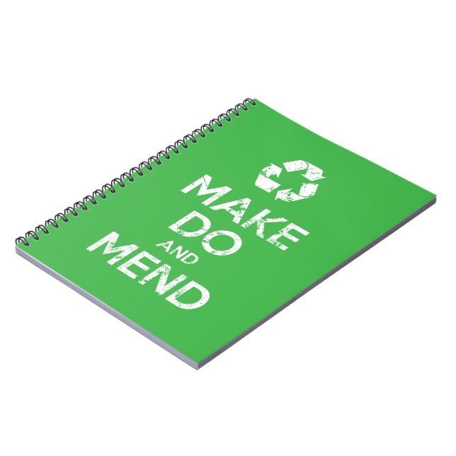 Make Do and Mend Notebook (Left Side)