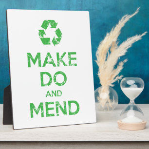Make Do and Mend Plaque