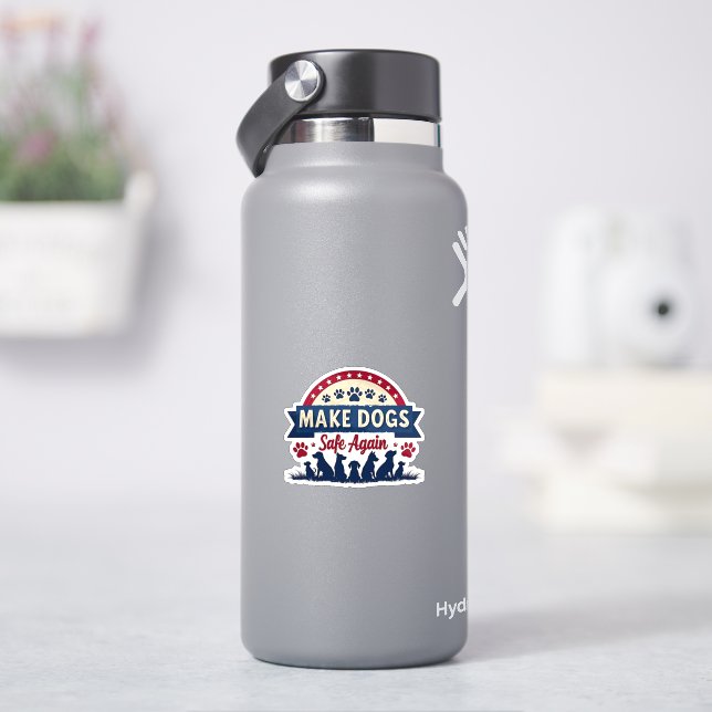 Make dogs safe again Trump Election (HydroFlask)