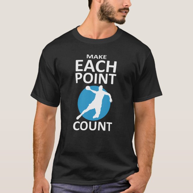 Make Each Point Count - Handball T-Shirt (Front)