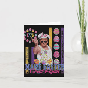 Make Easter Great Again Bunny Trump Salt Bae Usa F Card