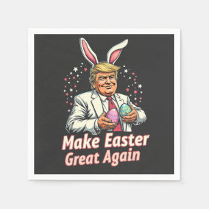 Make Easter great again Easter Trump Eggs Napkin