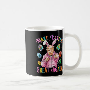 Make Easter Great Again Funny Trump Bunny Spring H Coffee Mug