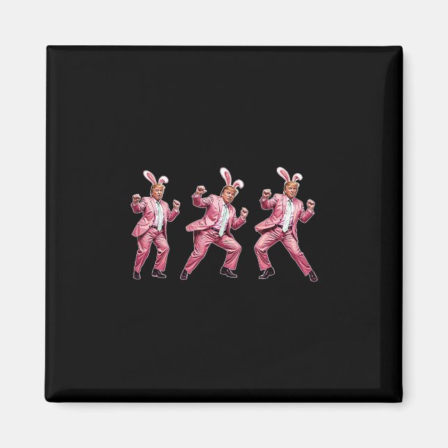 Make Easter Great Again Funny Trump Bunny Spring H Magnet (Front)