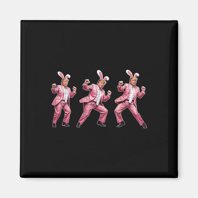 Make Easter Great Again Funny Trump Bunny Spring H Magnet (Front)