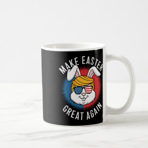 Make Easter Great Again Hunt Eggs Rabbit American Coffee Mug