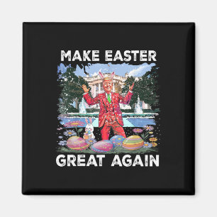 Make Easter Great Again With Trump And Bunny Magnet