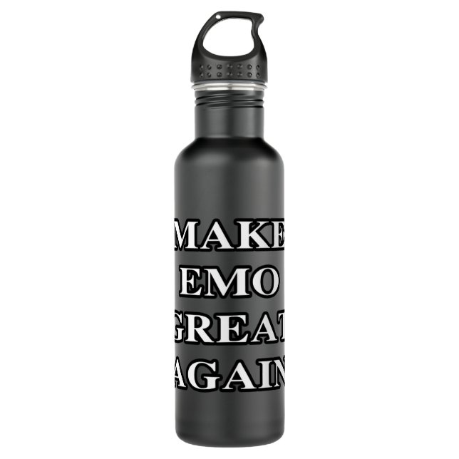 MAKE EMO GREAT AGAIN    710 ML WATER BOTTLE (Front)