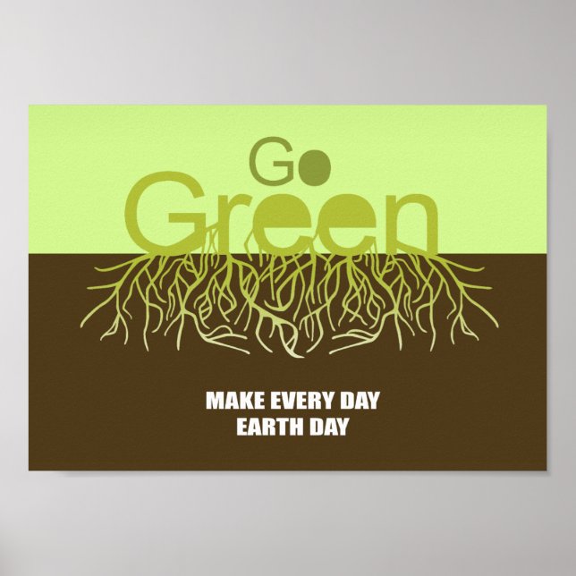 MAKE EVERY DAY EARTH DAY POSTER (Front)