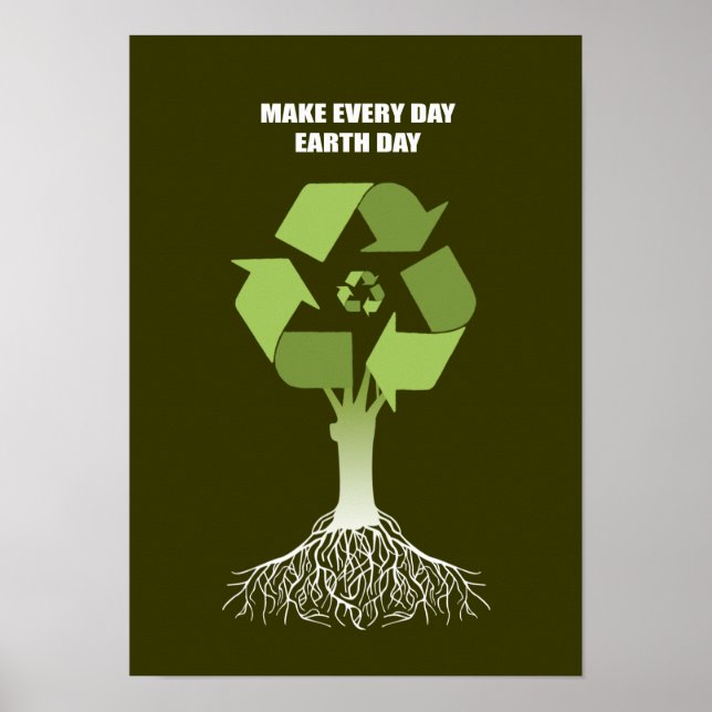 MAKE EVERY DAY EARTH DAY POSTER (Front)