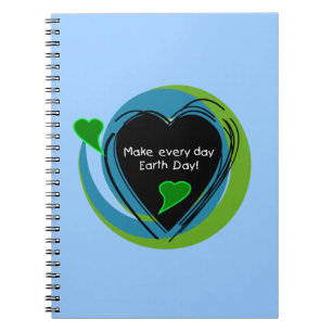 Make Every Day Earth Day Spiral Notebook