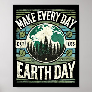 Make Every Day Earth Day T Shirt  Poster