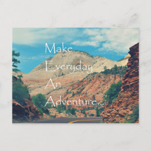 Make Everyday An Adventure Postcard