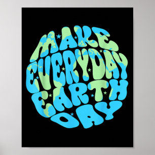 Make Everyday Earth Day 2026 Planet Anniversary En Poster
