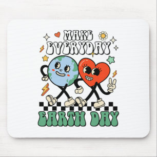 Make Everyday Earth Day Cute Earth Day Men Women K Mouse Pad