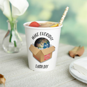 MAKE EVERYDAY EARTH DAY PAPER CUPS