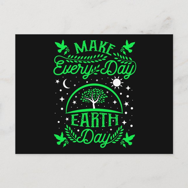 Make Everyday Earth Day Postcard (Front)