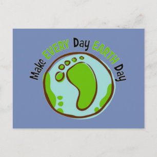 Make Everyday Earth Day Postcard