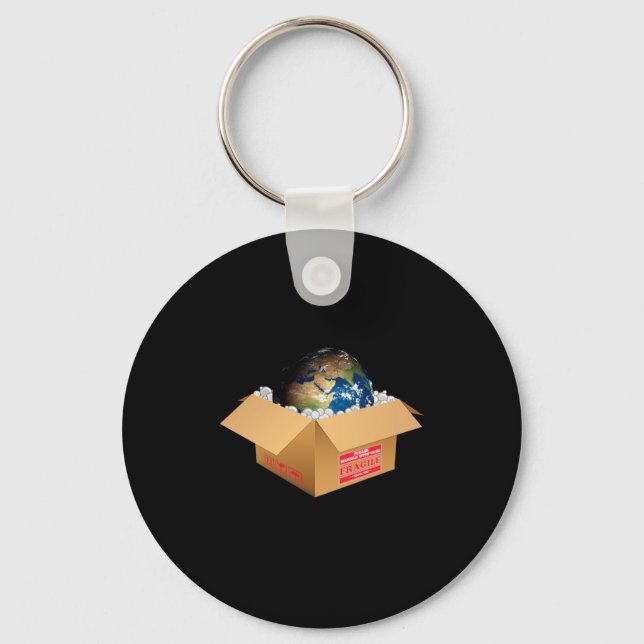Make Everyday Earth Day T Shirt  Key Ring (Front)