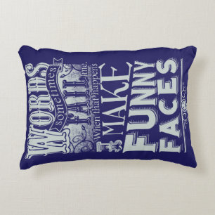 Make Faces Decorative Cushion