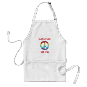Make Food Not War unisex apron