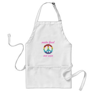 "Make Food, Not War"--women's Standard Apron