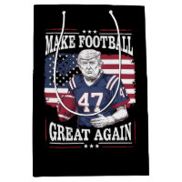 Make Football Great Again Vintage USA Flag Trump