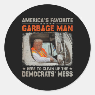Make Garge Great Again Garge For Trump Classic Round Sticker